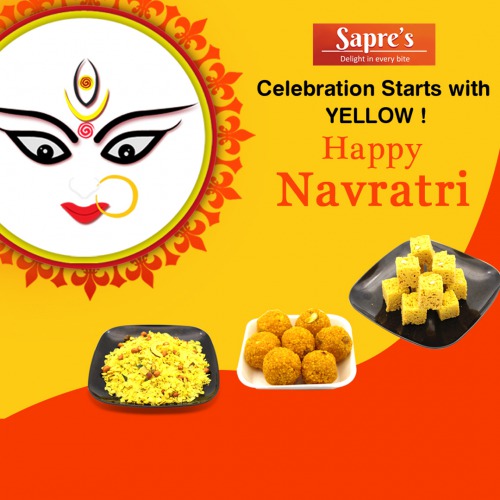 First day of Navratri - YELLOW MELLOW DAY 