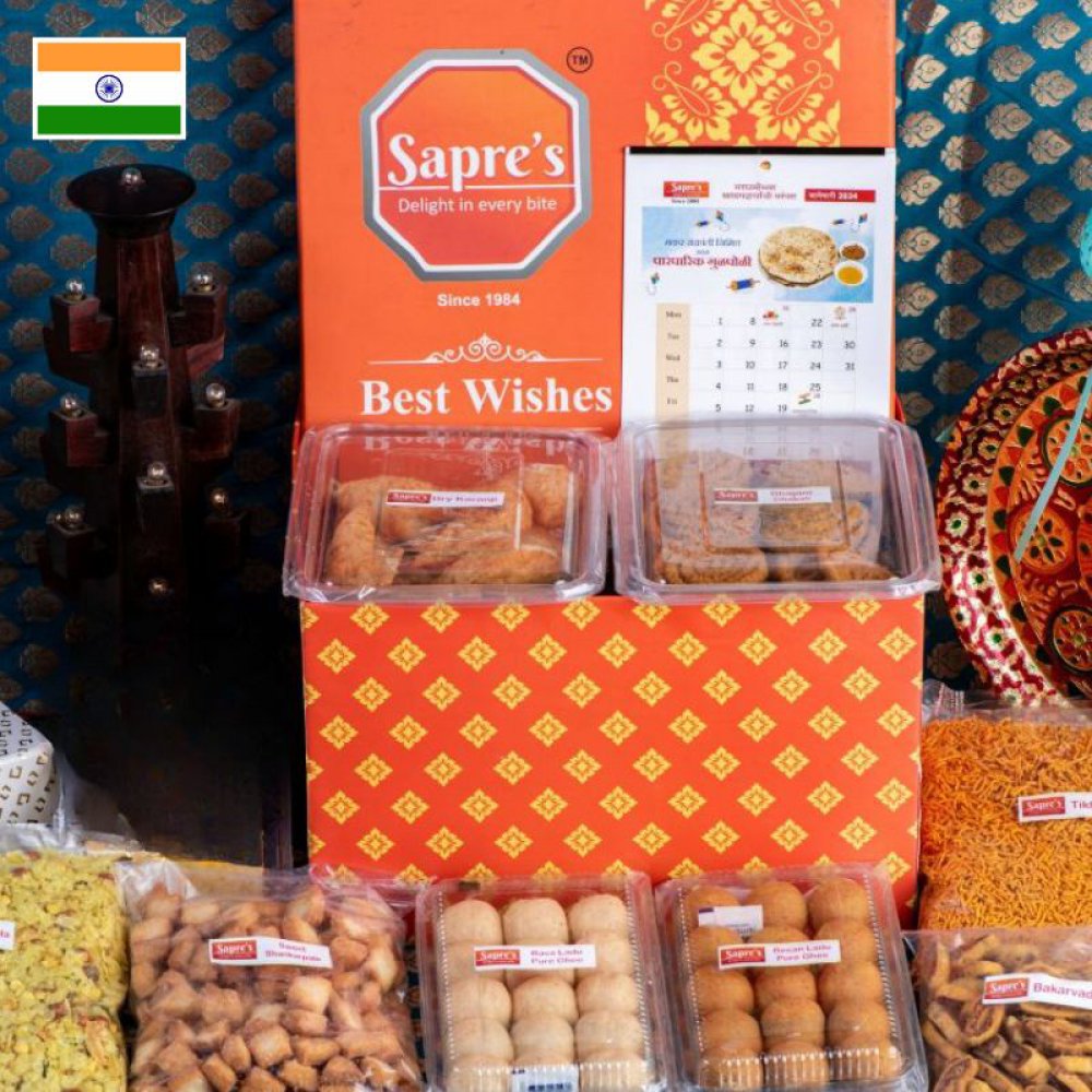 Diwali Faral Mega Box (9-in -1) | 4 kg | For India