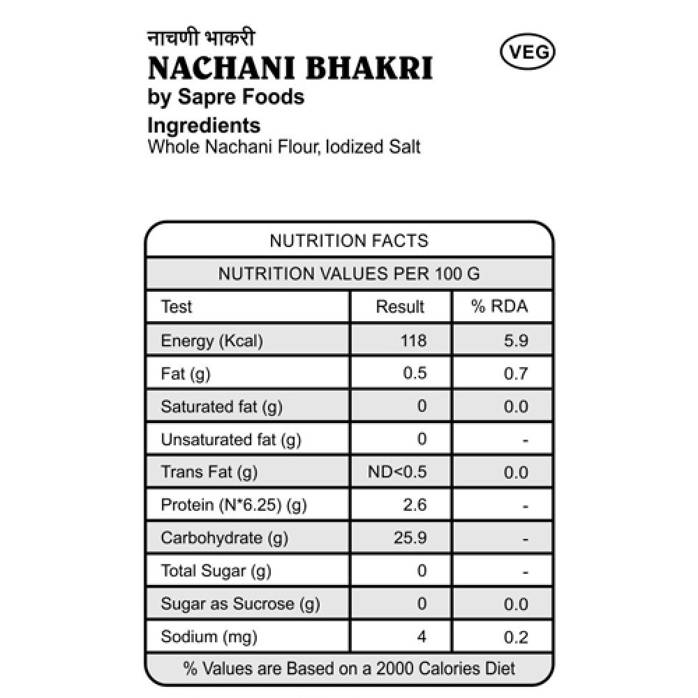 Nachani Bhakari (Pack of 5)